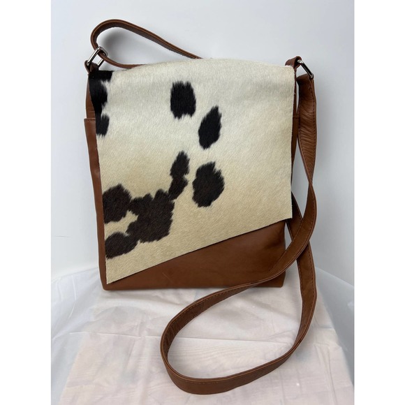 Overland Bags Overland Raw Edge Cowhide Crossbody Bag Poshmark